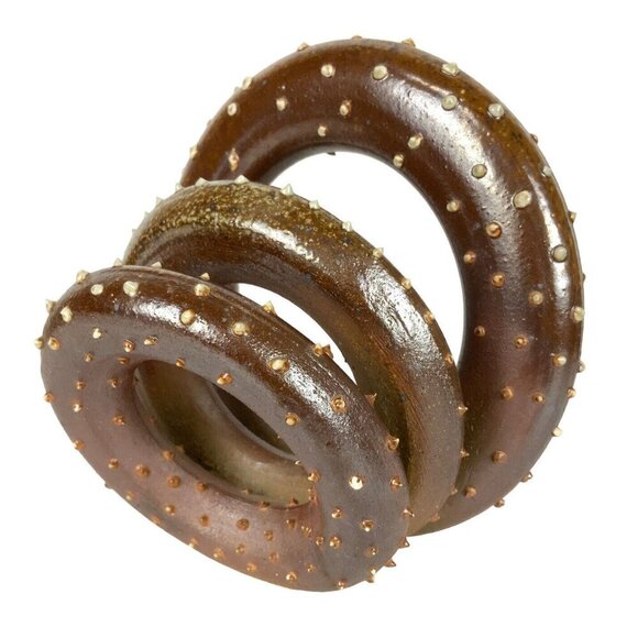 Octopus Tentacle Sculpture Raku Studio Art Pottery Signed Durrschmidt Jellyfish - Picture 1 of 8